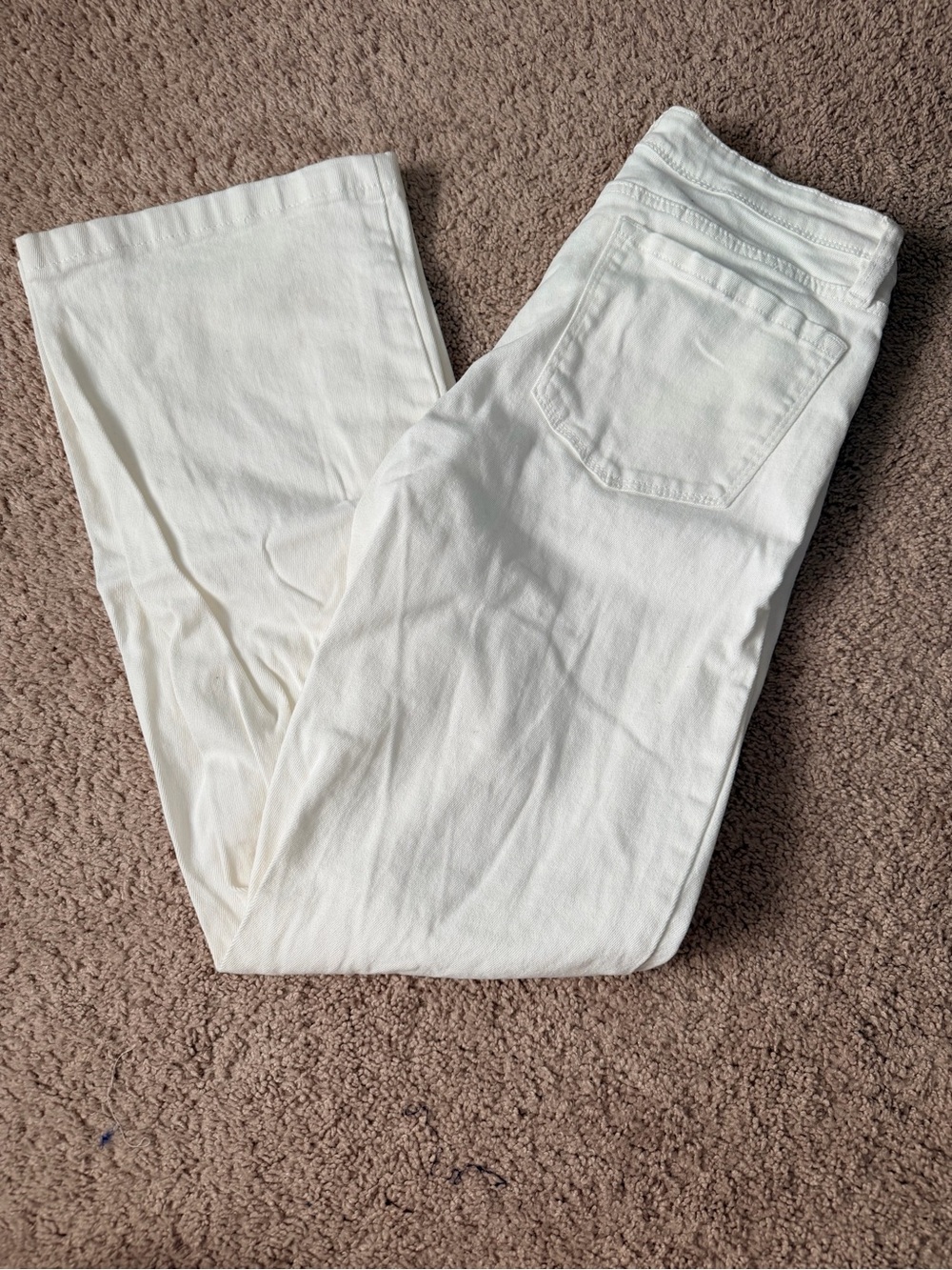 White Women’s Straight-Leg Jeans
